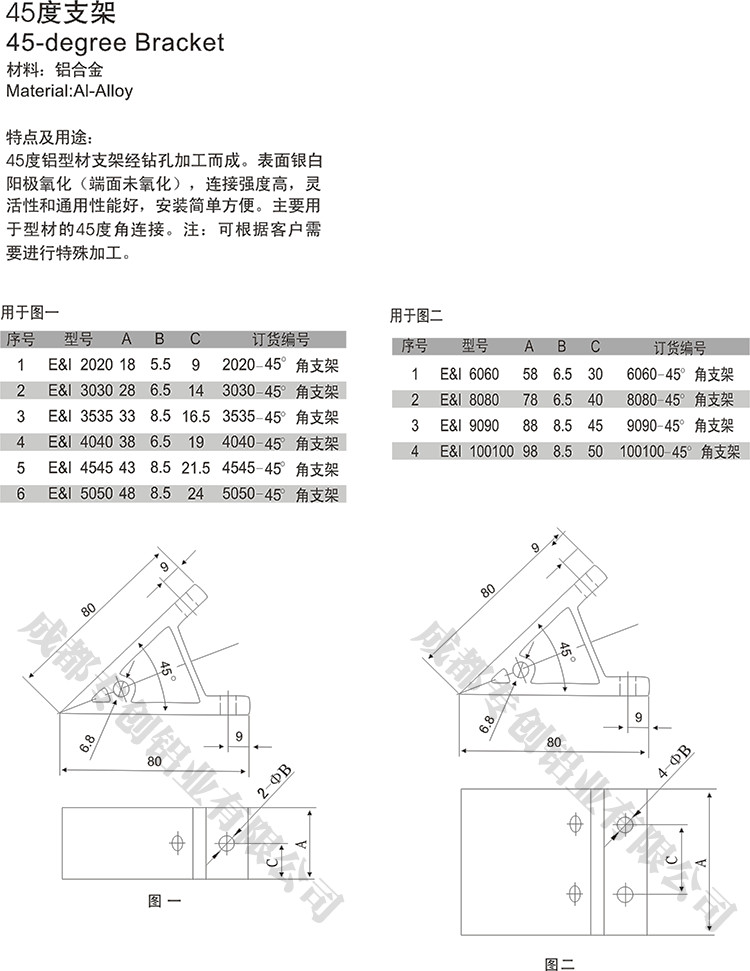 重慶工業(yè)平臺(tái)鋁型材配件